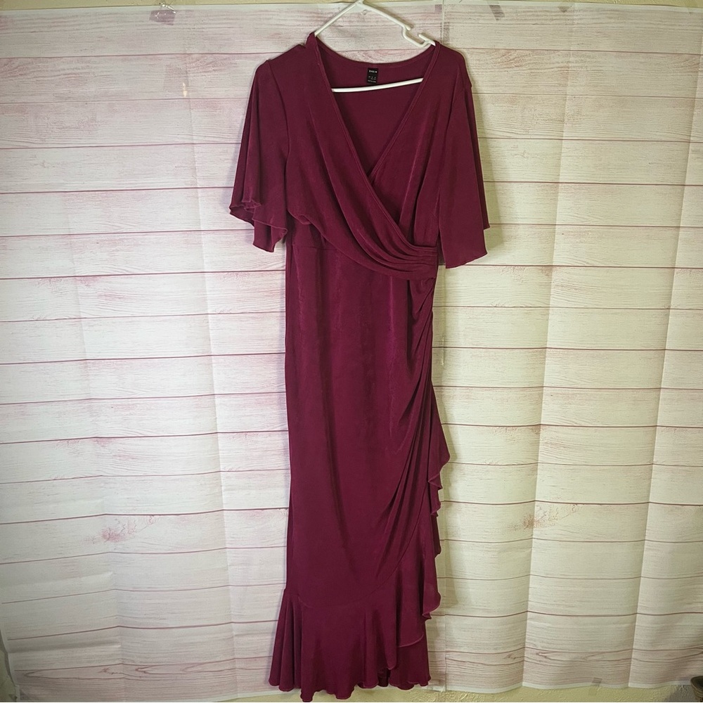 Shein Wrap Ruffle Trim Ruffle Trim‎ Pull On Dress Size Large